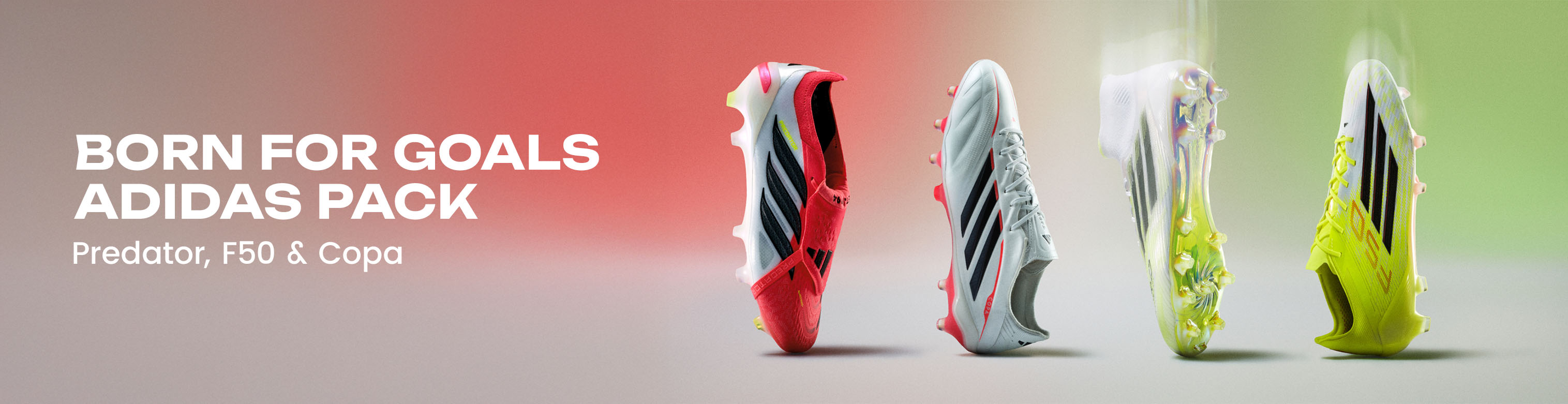 Campa&ntilde;a Born for Goals de botas Predator, F50 y Copa de Adidas